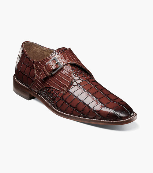 Stacy Adams Rapino Plain Toe Monk Strap by Stacy Adams Shoes