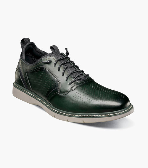 SYNC Plain Toe Elastic Lace Up