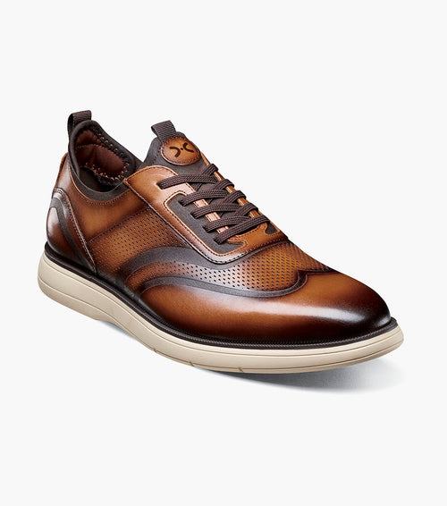 EDGEWOOD Wingtip Elastic Lace Up