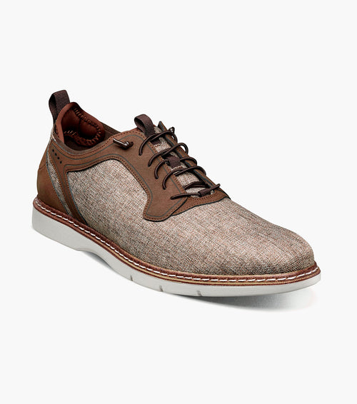 SCANLAN Plain Toe Elastic Lace Up