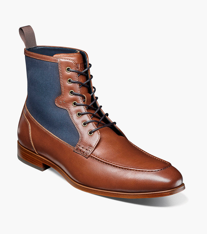 BRUMLEY Moc Toe Lace Up Boot