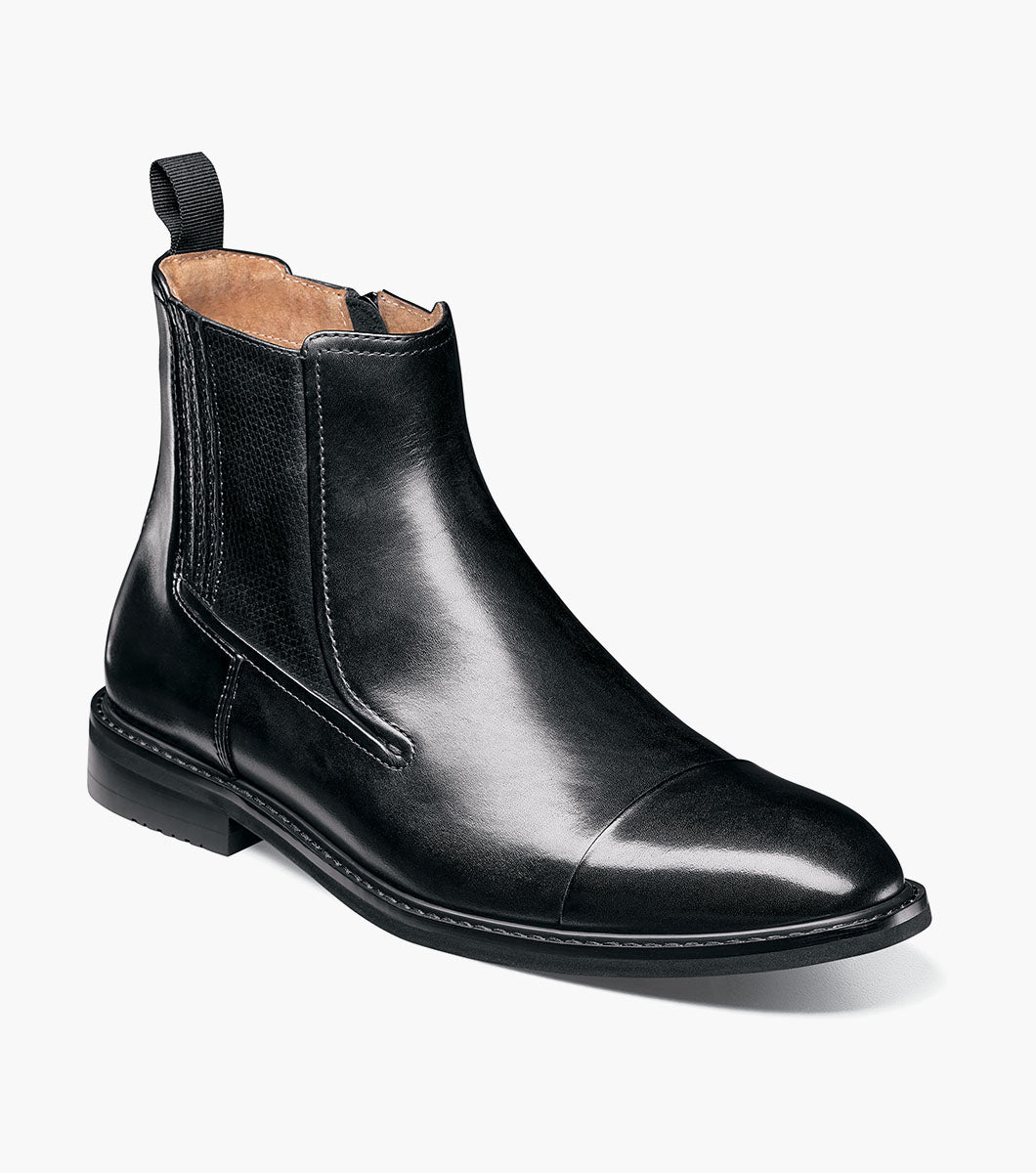 BERKSHIRE Cap Toe Side Zip Boot – SuitUSA