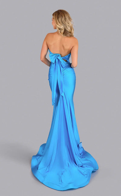 Jessica Angel JA2645 Strapless Sweetheart Mermaid Prom Formal Aqua Dress