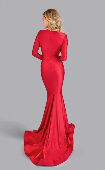 Jessica Angel JA2646 Long Sleeve Mermaid Prom Formal Floor-Length Lace Dress