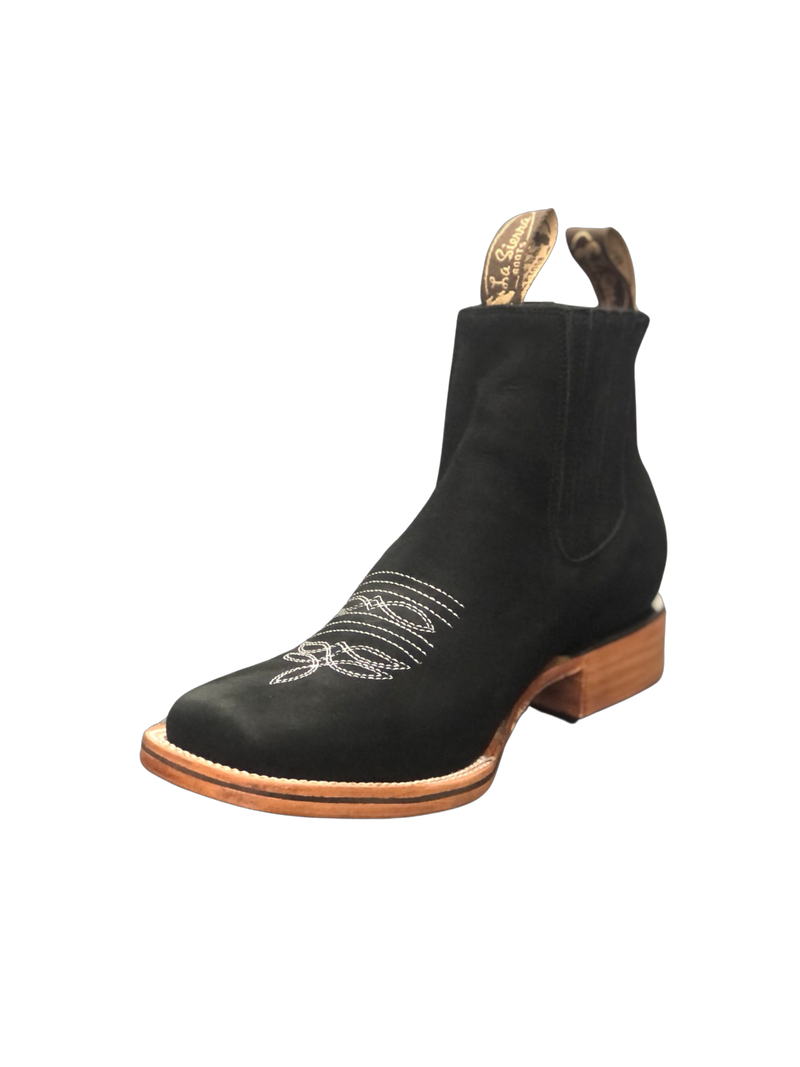 Botines Charros La Sierra Boots con Punta Cuadrada