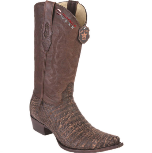 Men’s Los Altos Caiman Belly Boots Snip Toe (Style 2)