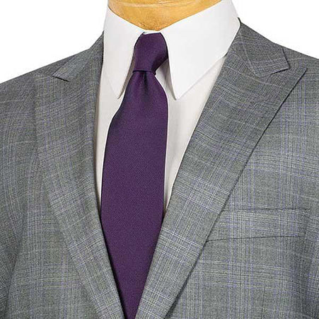 Nola Collection - White Regular Fit 2 Piece Suit Flat Front Pants with 2 Elastic Waistband by Vinci