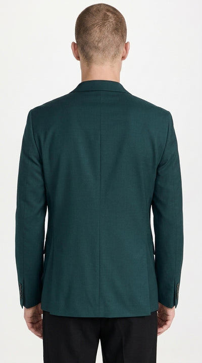 Men’s Dark Teal Blazer – Classic Fit Green Teal Sport Coat for Weddings, Business & Formal Wear