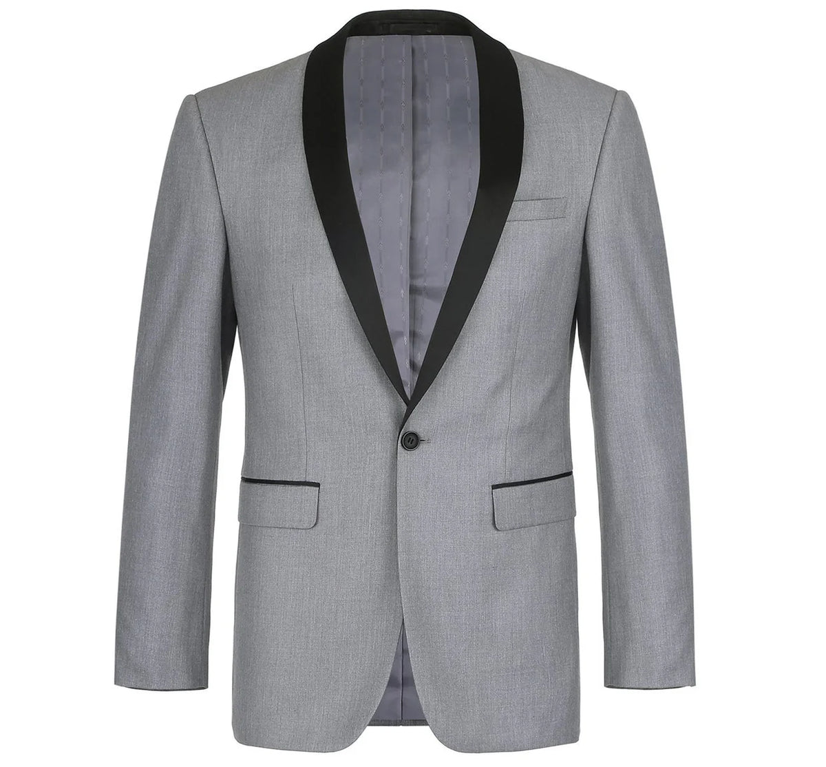 Renoir 202-2 Men's Slim Fit 2-Piece Shawl Lapel Slim Fit Tuxedo