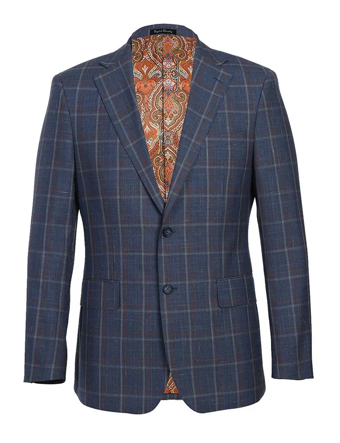 (42L, 48L) English Laundry Collection - Slim Fit 2 Piece Wool Blend Suit