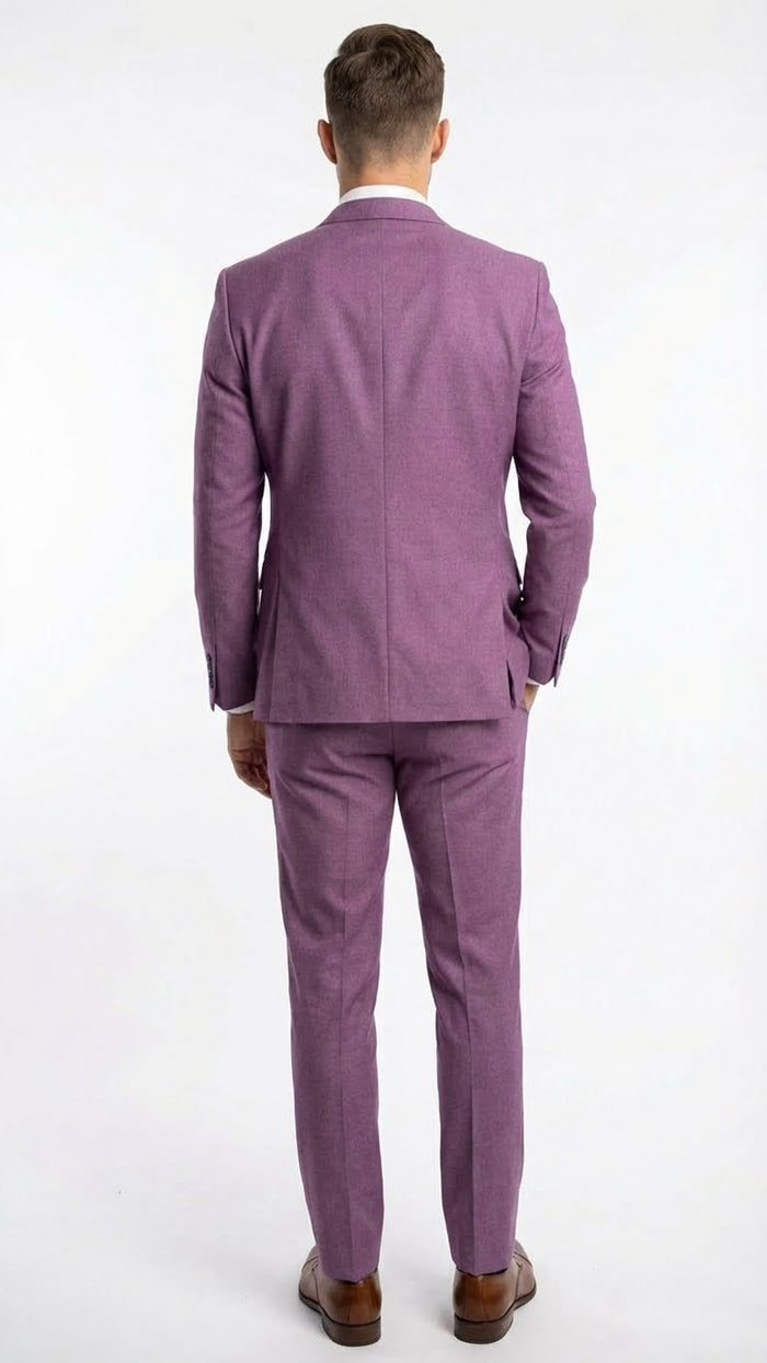 Men’s Light Purple Suit Blazer and Suit Jacket Mauve - Formal Wedding & Party Wear Coat for Business Prom and Church - USA Men's Outlet