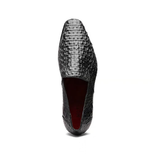 Marco Di Milano Trento Black Genuine Caiman Crocodile Slip-On - view 2