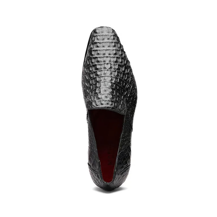 Marco Di Milano Trento Black Genuine Caiman Crocodile Slip-On - view 2