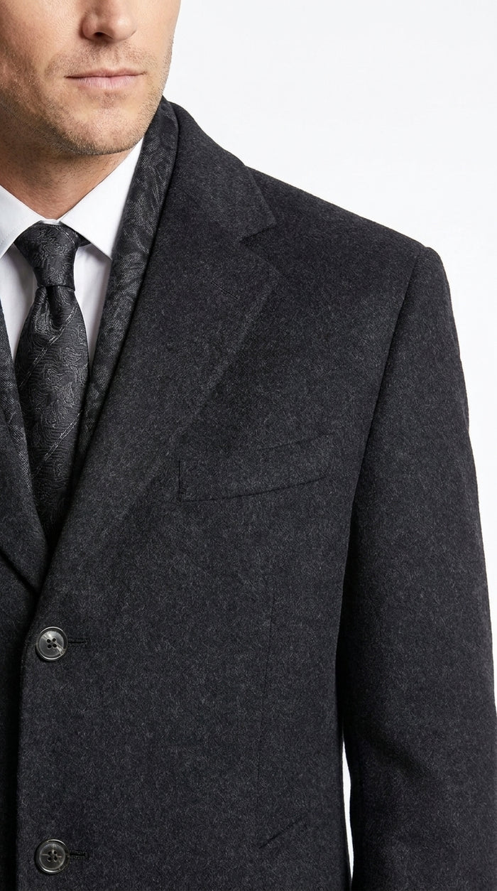 Men’s Black Long Overcoat – Daredevil Born Again Wilson Fisk Inspired Classic Kingpin Coat