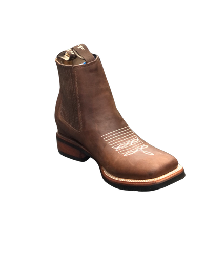 Botines Charros La Sierra Boots con Punta Cuadrada