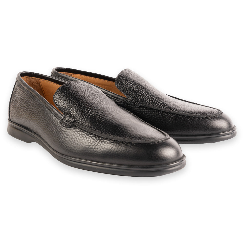 P0216-3564 Venetian Loafer- Black – SuitUSA