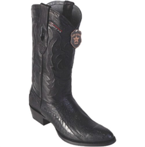 Men's Los Altos Ostrich Leg Boots Medium Round Toe