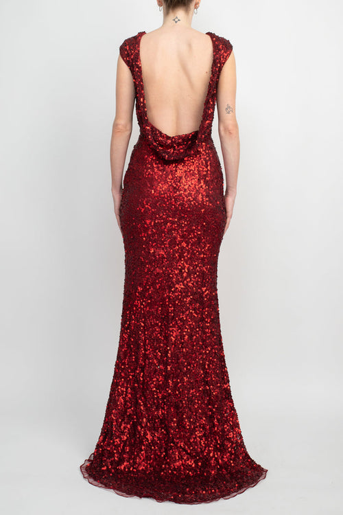 Primavera Couture 3796 - Fitted Sequin Formal Dress