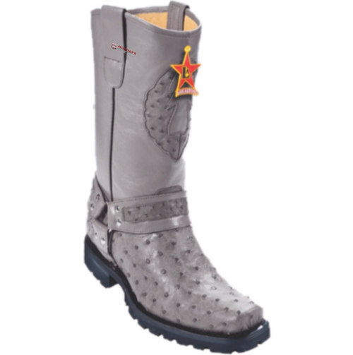 Men’s Los Altos Ostrich Biker Boots