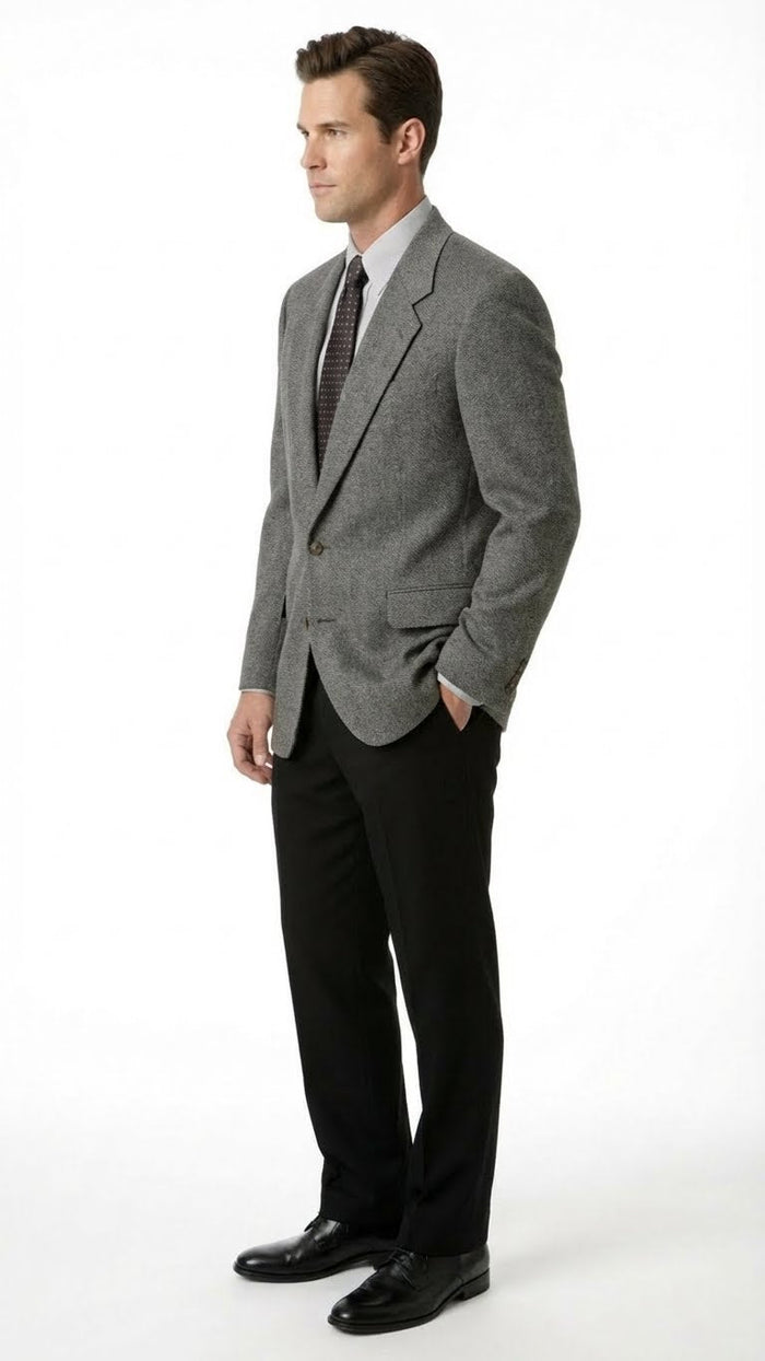 Men’s Dark Grey Blazer - Charcoal Grey Sport Coat Jacket by USA Men's Outlet