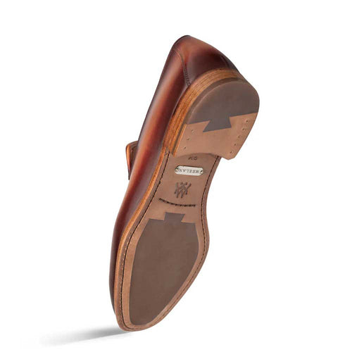 Mezlan Artisan Piped Loafer Tan / Rust