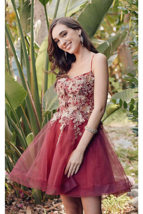 Dama Dresses for Quinceanera in Burgundy Style 902 Quince Outfit