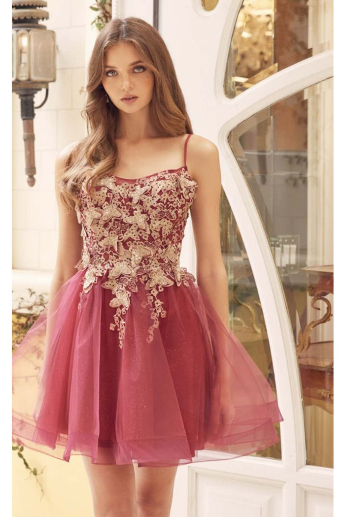 Dama Dresses for Quinceanera in Burgundy Style 902 Quince Outfit