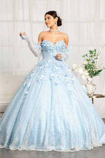 3D Floral Sweetheart Gown by Elizabeth KGL1986