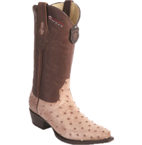 Men’s Los Altos Ostrich Boots Snip Toe (Premium)