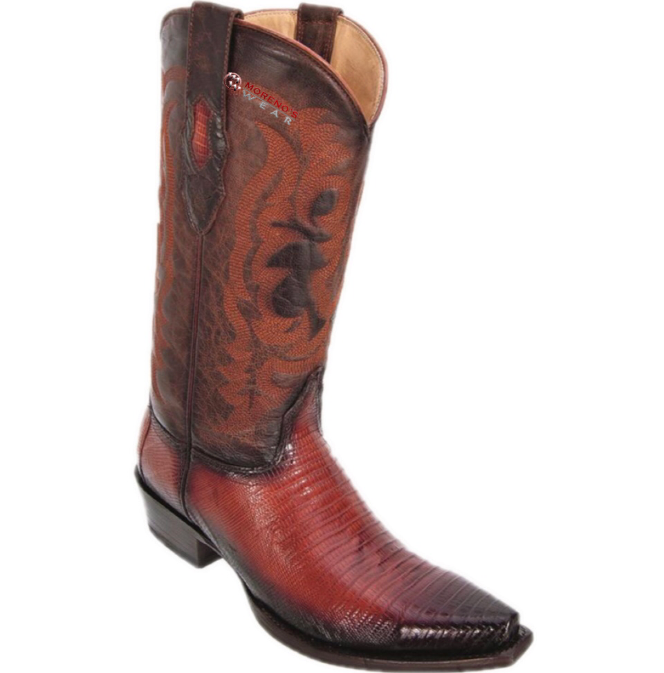 Men's Los Altos Teju Lizard Boots Snip Toe (Style 2)
