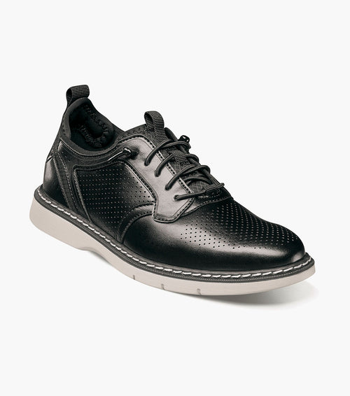 KIDS SYNC Plain Toe Elastic Lace Up