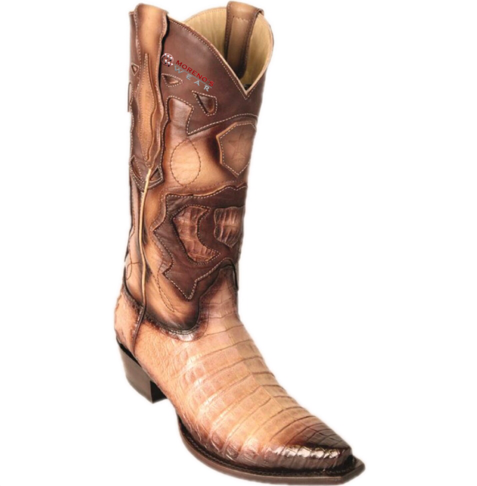 Men’s Los Altos Caiman Belly Boots Snip Toe (Style 2)