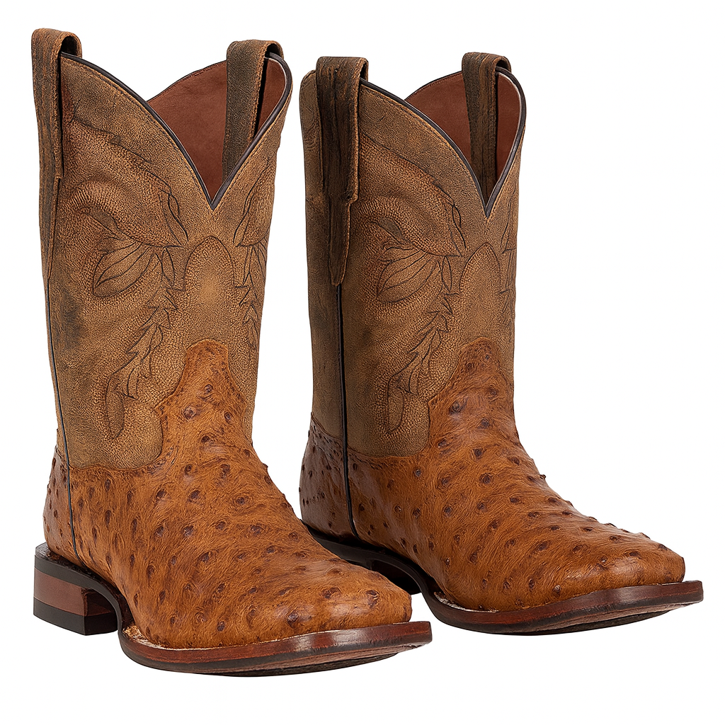 ALAMOSA FULL QUILL OSTRICH BOOT