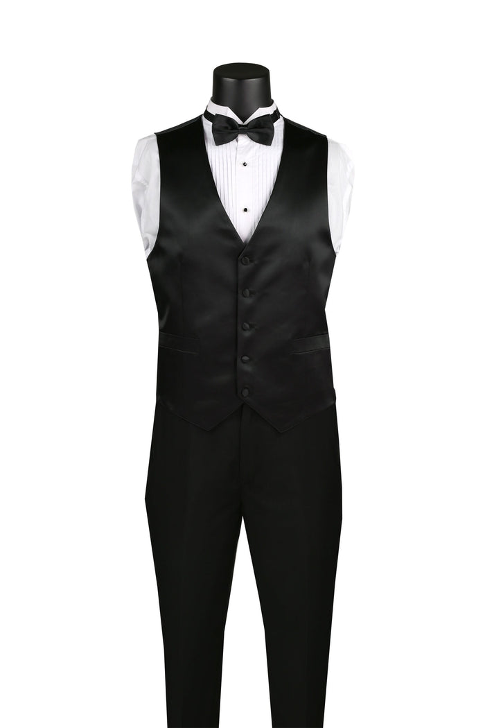 Excalibur Collection - Slim Fit Tuxedo 2 Piece 2 Buttons Design in Gray by Vinci
