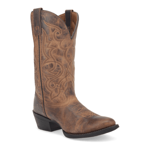 Laredo Maddie Leather Boot - Premium Brown Ankle Boot