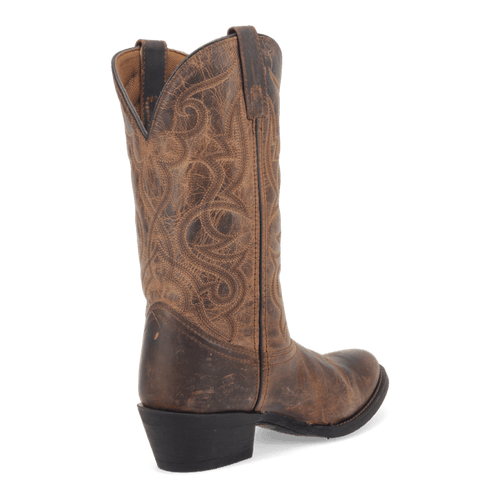 Laredo Maddie Leather Boot - Premium Brown Ankle Boot