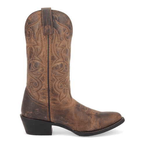 Laredo Maddie Leather Boot - Premium Brown Ankle Boot