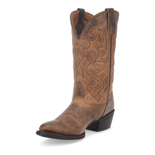Laredo Maddie Leather Boot - Premium Brown Ankle Boot