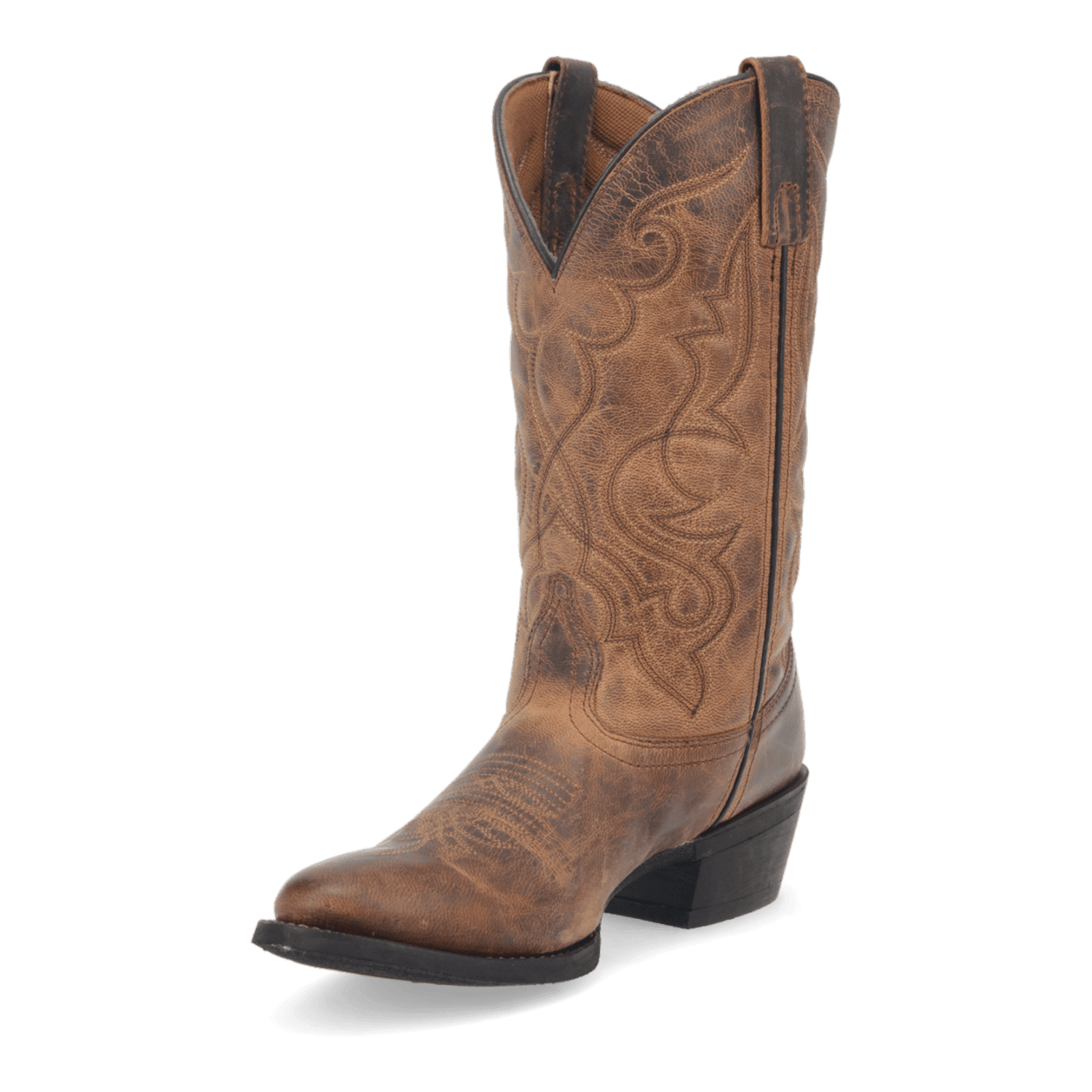 Laredo Maddie Leather Boot - Premium Brown Ankle Boot