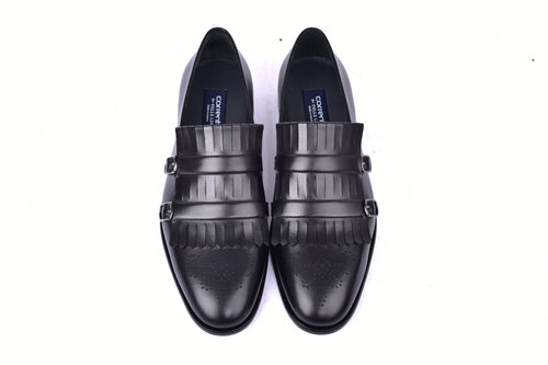 C0001902-5211 Kilt side buckle Loafer-Black