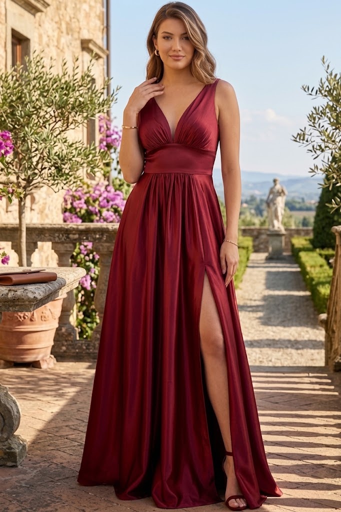 May Queen MQ1723 Long Bridesmaids Dress Maxi Sleeveless Wedding Guest Gown