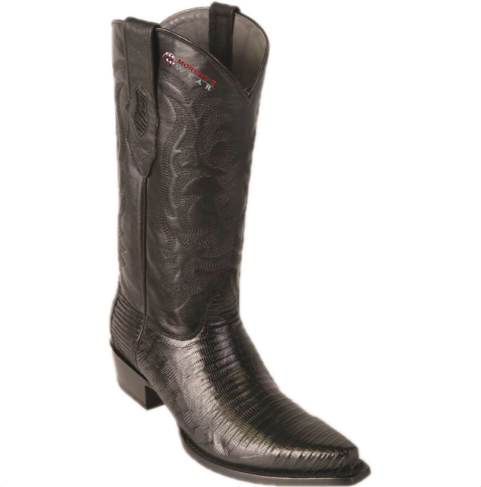 Men's Los Altos Teju Lizard Boots Snip Toe (Style 1)