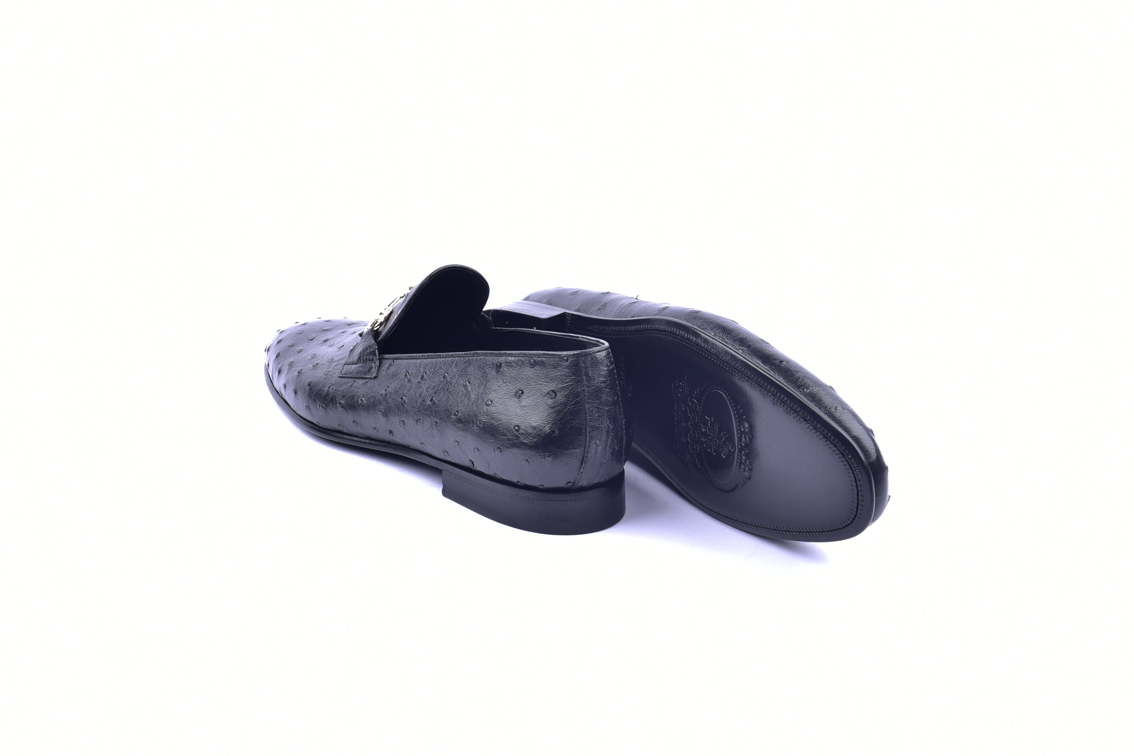 C02201-5405 Genuine Ostrich- Black