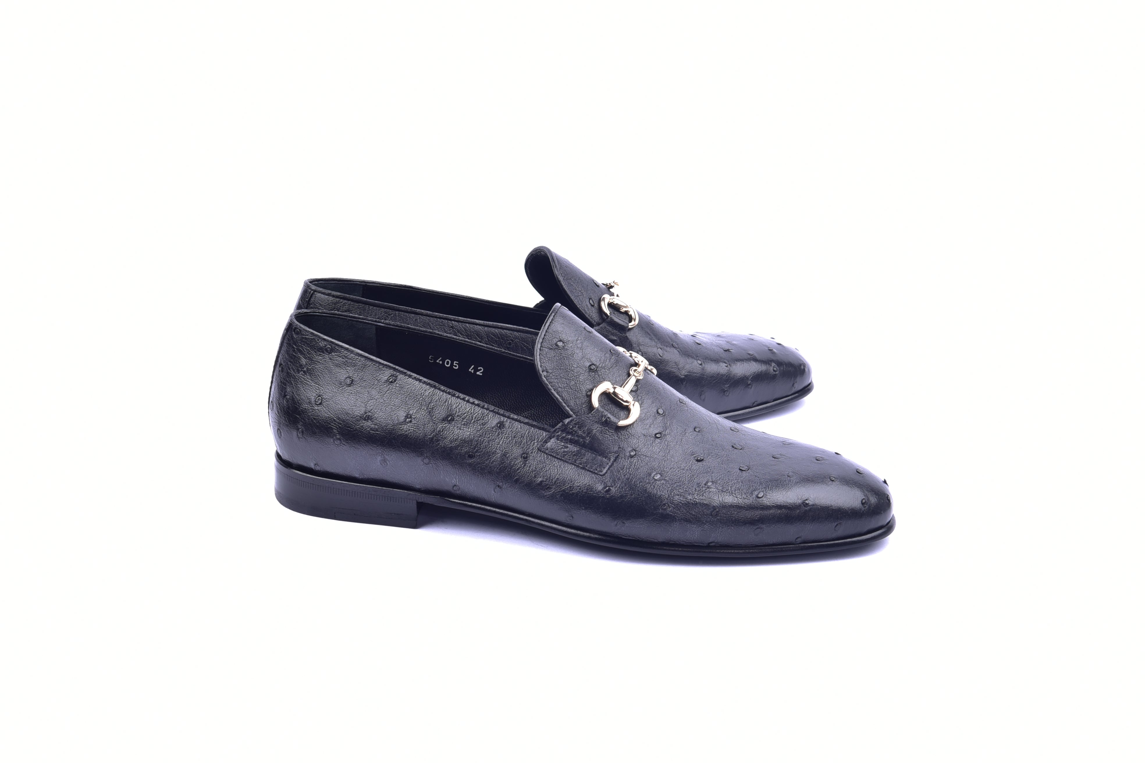C02201-5405 Genuine Ostrich- Black