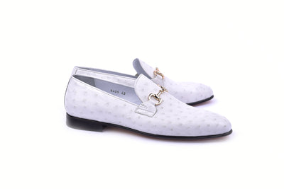 C02205-5405 Genuine Ostrich- White