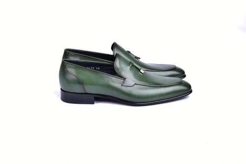 C09902-5470HS Tassel Loafer-Green