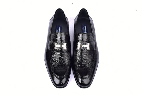 C01998-5760V H buckle Vita Calf Skin-Black