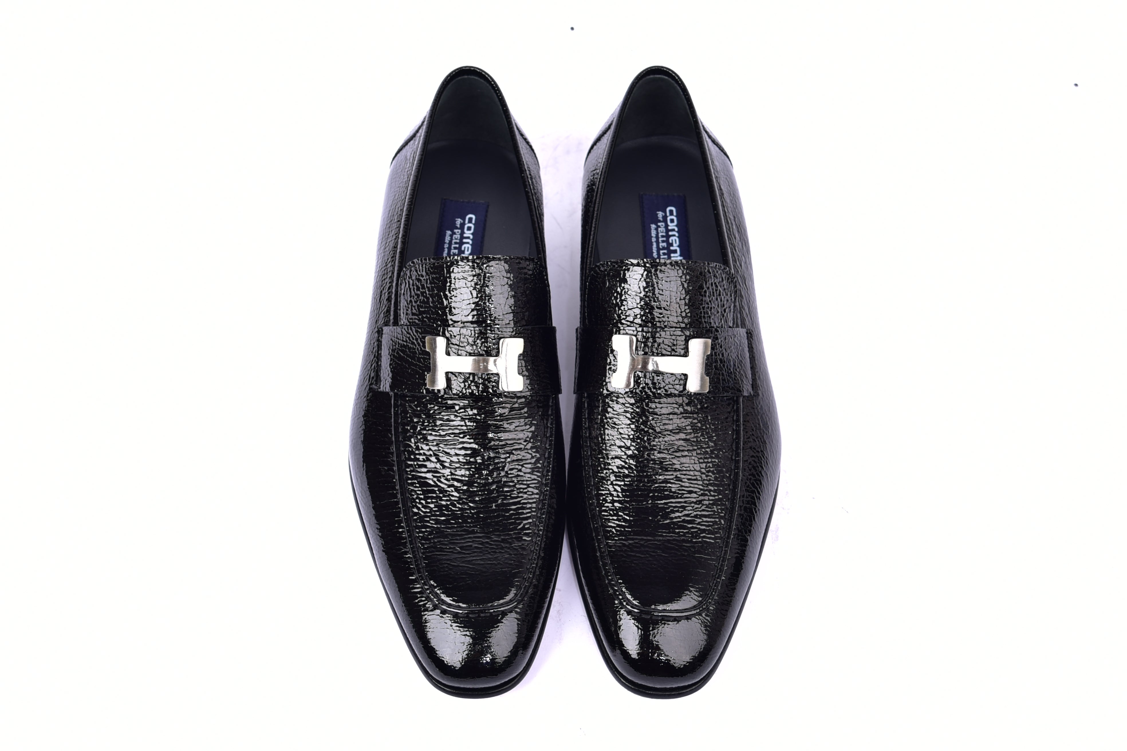 C01998-5760V H buckle Vita Calf Skin-Black