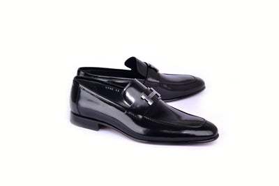 C02006-5760 H buckle Lux Calf High Gloss Black