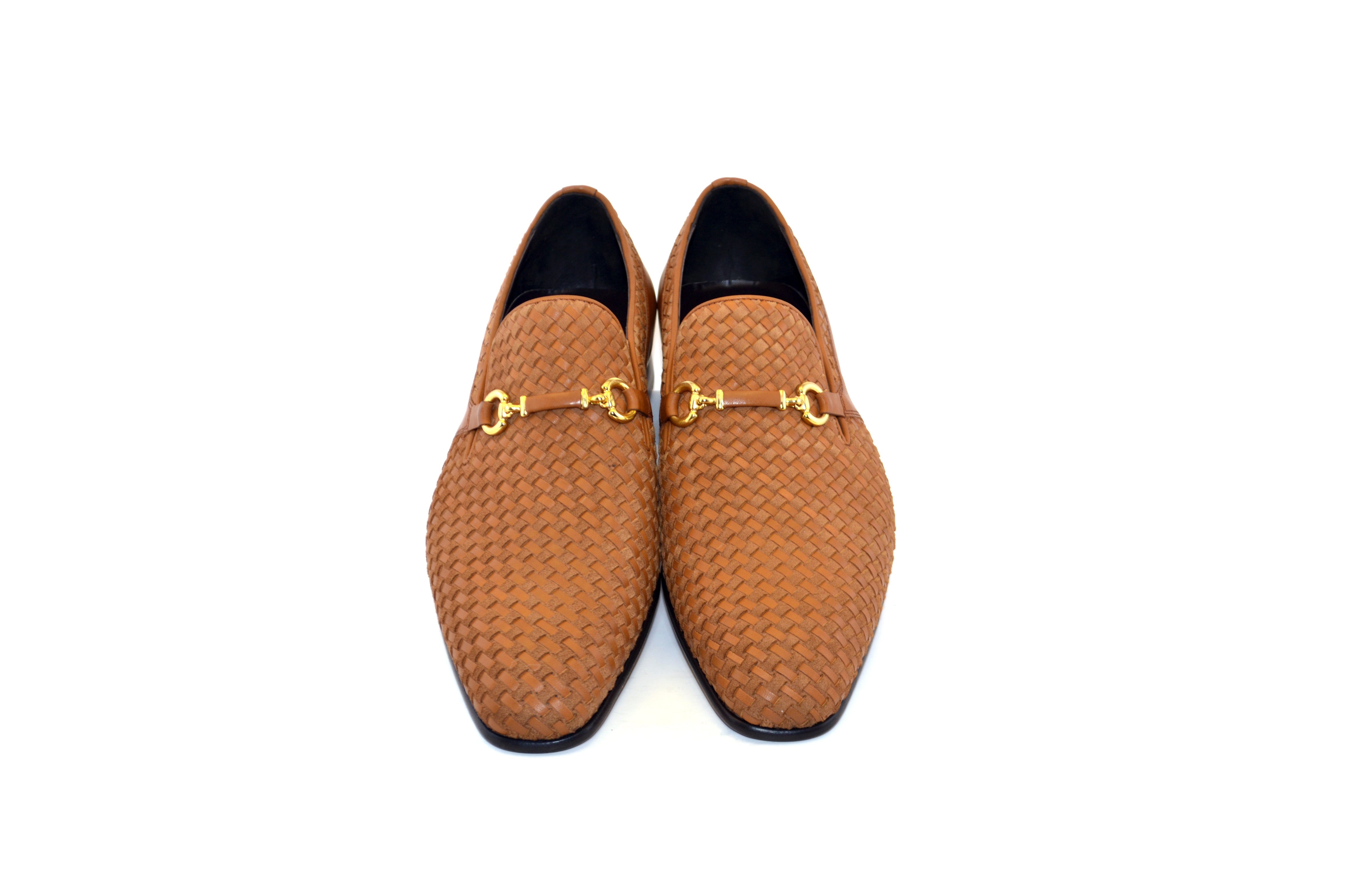 C0224-5776 Buckle hand woven Loafer Tan
